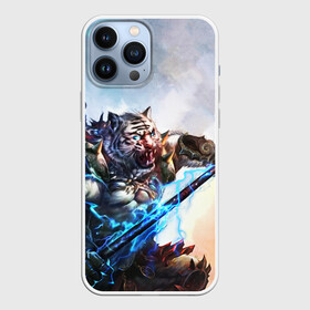 Чехол для iPhone 13 Pro Max с принтом Warrior Zoomorph в Петрозаводске,  |  | mmorpg | perfect world | pw | амфибии | воин | древние | друид | жнец | жрец | зооморфы | идеальный мир | лучник | люди | маг | оборотень | паладин | пв | сиды | страж | стрелок | тени | шаман