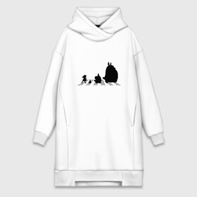 Платье-худи хлопок с принтом Totoro Beatles в Петрозаводске,  |  | abbey road | beatles | forest | friend | ghibli | japan | keeper | miyazaki | music | nature | neigbor | neighbo | rock | totoro | анимация | аниме | битлз | гибли | друг | животные | лес | любовь | милый | мир | миядзаки | музыка | мульт | мультфильм | п