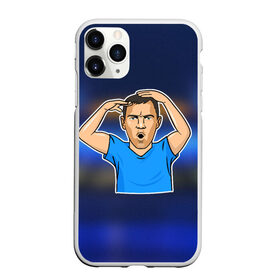 Чехол для iPhone 11 Pro Max матовый с принтом Дзюба FCZP Edition в Петрозаводске, Силикон |  | champions league | euro | russia | zenit | дзюба | евро | зенит | лига чемпионов