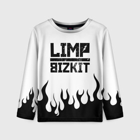 Детский лонгслив 3D с принтом Limp Bizkit  в Петрозаводске, 100% полиэстер | длинные рукава, круглый вырез горловины, полуприлегающий силуэт
 | bizkit | limp | limp bizkit | music | rock | бизкиты | лимп бизкит | лимпы | липкие письки | музыка | рок