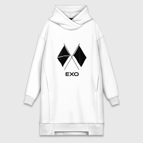 Платье-худи хлопок с принтом EXO в Петрозаводске,  |  | exo | obsession | логотип exo | флаги exo