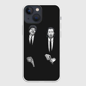 Чехол для iPhone 13 mini с принтом Криминальное Чтиво в Петрозаводске,  |  | meme | memes | pulp fiction | quentin | reservoir dogs | tarantino | бешеные псы | квентин | криминальное чтиво | мем | мемы | тарантино