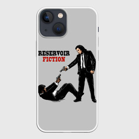 Чехол для iPhone 13 mini с принтом Криминальное Чтиво в Петрозаводске,  |  | meme | memes | pulp fiction | quentin | reservoir dogs | tarantino | бешеные псы | квентин | криминальное чтиво | мем | мемы | тарантино