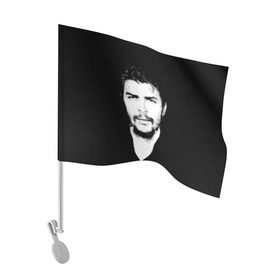 Флаг для автомобиля с принтом Че Гевара в Петрозаводске, 100% полиэстер | Размер: 30*21 см | che | cuba | guevara | revolution | бунтарь | коммунизм | куба | революция | свобода | советский | союз | ссср | че гевара