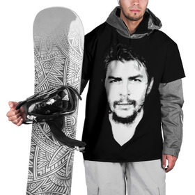 Накидка на куртку 3D с принтом Че Гевара в Петрозаводске, 100% полиэстер |  | che | cuba | guevara | revolution | бунтарь | коммунизм | куба | революция | свобода | советский | союз | ссср | че гевара