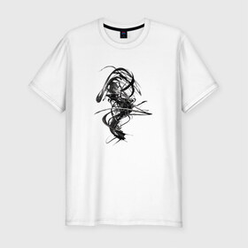 Мужская футболка хлопок Slim с принтом Темная Энергия в Петрозаводске, 92% хлопок, 8% лайкра | приталенный силуэт, круглый вырез ворота, длина до линии бедра, короткий рукав | вихрь | темная энергия | тьма