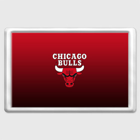 Магнит 45*70 с принтом CHICAGO BULLS в Петрозаводске, Пластик | Размер: 78*52 мм; Размер печати: 70*45 | Тематика изображения на принте: bulls | chicago | chicago bulls | nba | red bulls | usa | америка | быки | нба | сша | чикаго буллс