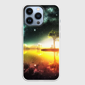 Чехол для iPhone 13 Pro с принтом Закат со звездами в Петрозаводске,  |  | galaxy | nasa | nebula | space | star | абстракция | вселенная | галактика | звезда | звезды | космический | наса | планеты