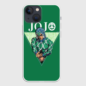 Чехол для iPhone 13 mini с принтом Mista в Петрозаводске,  |  | aureo | battle tendency | blood | crusaders | dio | giorno | giovanna | golden | jjba | jojo memes | jojos | jotaro | manga | phantom | stardust | vento aureo | wind | джо джо | манга