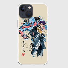 Чехол для iPhone 13 mini с принтом Приключения ДжоДжо в Петрозаводске,  |  | aureo | battle tendency | blood | crusaders | dio | giorno | giovanna | golden | jjba | jojo memes | jojos | jotaro | manga | phantom | stardust | vento aureo | wind | джо джо | манга