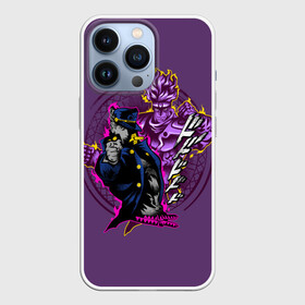 Чехол для iPhone 13 Pro с принтом JoJo Bizarre Adventure в Петрозаводске,  |  | Тематика изображения на принте: aureo | battle tendency | blood | crusaders | dio | giorno | giovanna | golden | jjba | jojo memes | jojos | jotaro | manga | phantom | stardust | vento aureo | wind | джо джо | манга