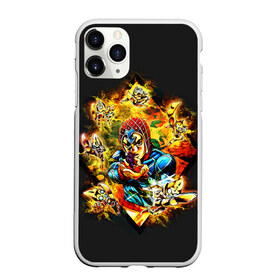 Чехол для iPhone 11 Pro Max матовый с принтом JoJo Bizarre Adventure в Петрозаводске, Силикон |  | aureo | battle tendency | blood | crusaders | dio | giorno | giovanna | golden | jjba | jojo memes | jojos | jotaro | manga | phantom | stardust | vento aureo | wind | джо джо | манга