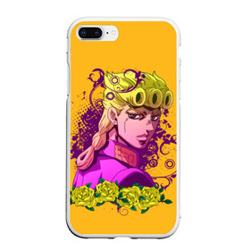 Чехол для iPhone 7Plus/8 Plus матовый с принтом JoJo Bizarre Adventure в Петрозаводске, Силикон | Область печати: задняя сторона чехла, без боковых панелей | aureo | battle tendency | blood | crusaders | dio | giorno | giovanna | golden | jjba | jojo memes | jojos | jotaro | manga | phantom | stardust | vento aureo | wind | джо джо | манга