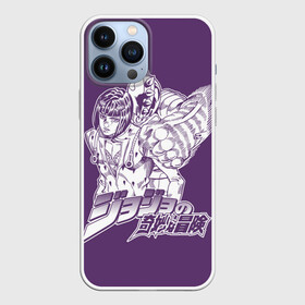 Чехол для iPhone 13 Pro Max с принтом JoJo Bizarre Adventure в Петрозаводске,  |  | Тематика изображения на принте: aureo | battle tendency | blood | crusaders | dio | giorno | giovanna | golden | jjba | jojo memes | jojos | jotaro | manga | phantom | stardust | vento aureo | wind | джо джо | манга