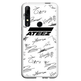 Чехол для Honor P Smart Z с принтом ATEEZ АВТОГРАФЫ в Петрозаводске, Силикон | Область печати: задняя сторона чехла, без боковых панелей | Тематика изображения на принте: ateez | kpop | ёсан | минки | сан | сонхва | уён | хонджун | чонхо | эйтиз | юнхо