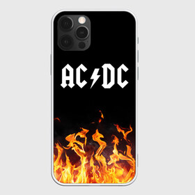 Чехол для iPhone 12 Pro Max с принтом AC DC в Петрозаводске, Силикон |  | ac | ac dc | dc | music | rock | музыка | рок