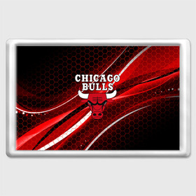 Магнит 45*70 с принтом CHICAGO BULLS в Петрозаводске, Пластик | Размер: 78*52 мм; Размер печати: 70*45 | bulls | chicago | chicago bulls | nba | red bulls | usa | америка | быки | нба | сша | чикаго буллс