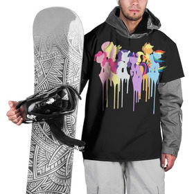 Накидка на куртку 3D с принтом My little pony в Петрозаводске, 100% полиэстер |  | applejack | little | magic | mlp | my | pinkie pie | pony | rainbow dash | rarity | twilight | дракон | дружба | единорог | искорка | пони | селестия | спайк | сумеречная | это чудо