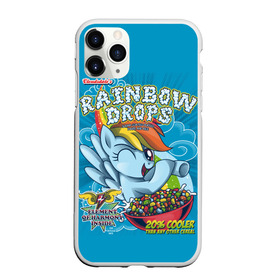 Чехол для iPhone 11 Pro матовый с принтом Rainbow brops в Петрозаводске, Силикон |  | applejack | little | magic | mlp | my | pinkie pie | pony | rainbow dash | rarity | twilight | дракон | дружба | единорог | искорка | пони | селестия | спайк | сумеречная | это чудо
