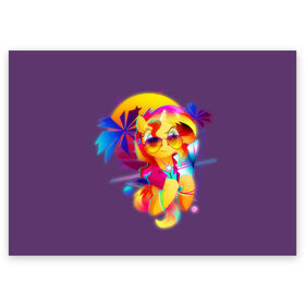 Поздравительная открытка с принтом My little pony в Петрозаводске, 100% бумага | плотность бумаги 280 г/м2, матовая, на обратной стороне линовка и место для марки
 | applejack | little | magic | mlp | my | pinkie pie | pony | rainbow dash | rarity | twilight | дракон | дружба | единорог | искорка | пони | селестия | спайк | сумеречная | это чудо