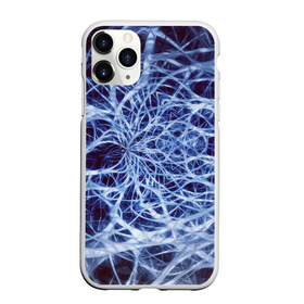 Чехол для iPhone 11 Pro матовый с принтом Nerves в Петрозаводске, Силикон |  | nerves | абстрактно | абстрактные | абстрактный | абстракция | нейронная | неон | неонка | неоновые | нерв | нервная | нервы | объёмные | объёмный | светящиеся | светящийся | сетка | сеть | система