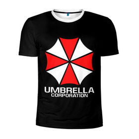 Мужская футболка 3D спортивная с принтом UMBRELLA CORP | АМБРЕЛЛА КОРП в Петрозаводске, 100% полиэстер с улучшенными характеристиками | приталенный силуэт, круглая горловина, широкие плечи, сужается к линии бедра | ada wong | biohazard | leon | nemesis | project resistance | raccoon city | re | re3 | resident evil | resident evil 3 | rpd | stars | umbrella | ада вонг | амбрелла | немезис | ужасы