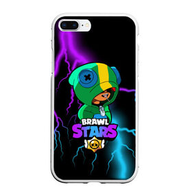 Чехол для iPhone 7Plus/8 Plus матовый с принтом Brawl Stars LEON в Петрозаводске, Силикон | Область печати: задняя сторона чехла, без боковых панелей | 8 bit | 8 бит | brawl | brawl stars | crow | leon | stars | бравл | бравл старс | браво старс | игра | компьютерная | кров | леон | онлайн | старс