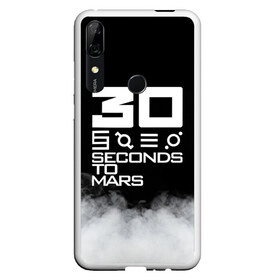 Чехол для Honor P Smart Z с принтом 30 Seconds To Mars в Петрозаводске, Силикон | Область печати: задняя сторона чехла, без боковых панелей | 30 seconds to mars | ac dc | jared leto | music | rock | thirty seconds to mars | джаред лето | музыка | рок