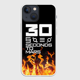 Чехол для iPhone 13 mini с принтом 30 Seconds To Mars в Петрозаводске,  |  | 30 seconds to mars | ac dc | jared leto | music | rock | thirty seconds to mars | джаред лето | музыка | рок