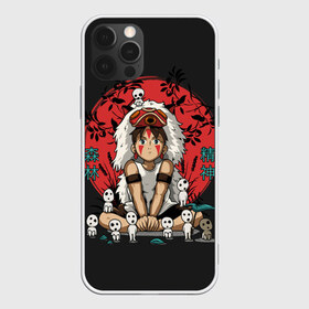 Чехол для iPhone 12 Pro Max с принтом Princess Mononoke в Петрозаводске, Силикон |  | eboshi | ghibli | hayao | hime | lady | miyazaki | mononoke | princess | studio | аситака | волчица | гибли | дух леса | мононоке | моро | сан