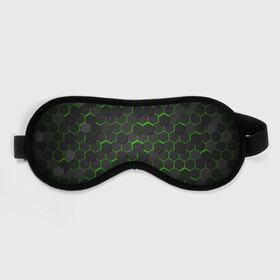 Маска для сна 3D с принтом OCTAGON зеленый в Петрозаводске, внешний слой — 100% полиэфир, внутренний слой — 100% хлопок, между ними — поролон |  | neon octagon | octagon | зеленые соты | зеленые соты в неоне | неон | неоновые соты | шестиугольники