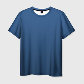 Мужская футболка 3D с принтом 19-4052 Classic Blue в Петрозаводске, 100% полиэфир | прямой крой, круглый вырез горловины, длина до линии бедер | Тематика изображения на принте: 9 4052 | без дизайна | без принта | без узора | главный цвет 2020 года | код цвета | нг | новый год | праздник | про | рождество | синий | синяя одежда | цвет нового года