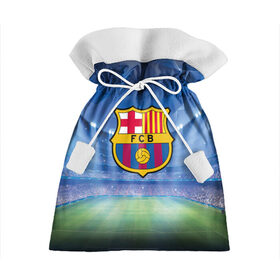 Подарочный 3D мешок с принтом FC Barcelona в Петрозаводске, 100% полиэстер | Размер: 29*39 см | barcelona | spain | барселона | испания