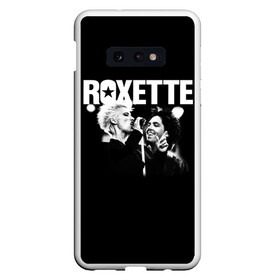 Чехол для Samsung S10E с принтом Roxette в Петрозаводске, Силикон | Область печати: задняя сторона чехла, без боковых панелей | pop | rock | roxette | мари фредрикссон | пер гессле | поп | поп рок. евро поп | рок | роксет | роксэт