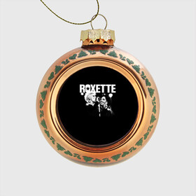Стеклянный ёлочный шар с принтом Roxette в Петрозаводске, Стекло | Диаметр: 80 мм | pop | rock | roxette | мари фредрикссон | пер гессле | поп | поп рок. евро поп | рок | роксет | роксэт