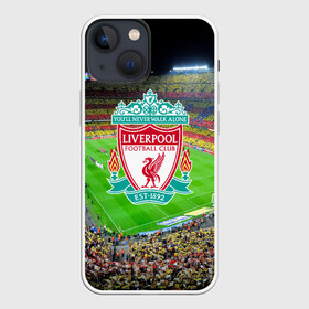 Чехол для iPhone 13 mini с принтом FC Liverpool в Петрозаводске,  |  | england | liverpool fc | англия | ливерпуль