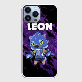 Чехол для iPhone 13 Pro Max с принтом BRAWL STARS ОБОРОТЕНЬ LEON. в Петрозаводске,  |  | Тематика изображения на принте: brawl stars | leon | moba | pattern | бравл старс | жанр | игра | леон | летучие мыши | мыши | оборотень leon | паттерн