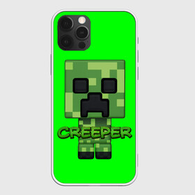 Чехол для iPhone 12 Pro Max с принтом MINECRAFT CREEPER в Петрозаводске, Силикон |  | Тематика изображения на принте: game | minecraft | блоки | игра | квадраты | компьютерная игра | крипер | майнкрафт