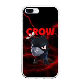 Чехол для iPhone 7Plus/8 Plus матовый с принтом Brawl Stars CROW в Петрозаводске, Силикон | Область печати: задняя сторона чехла, без боковых панелей | 8 bit | 8 бит | brawl | brawl stars | crow | leon | stars | бравл | бравл старс | браво старс | игра | компьютерная | кров | леон | онлайн | старс