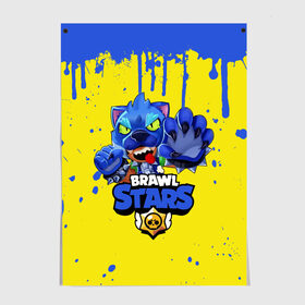 Постер с принтом Brawl Stars в Петрозаводске, 100% бумага
 | бумага, плотность 150 мг. Матовая, но за счет высокого коэффициента гладкости имеет небольшой блеск и дает на свету блики, но в отличии от глянцевой бумаги не покрыта лаком | brawl stars | crow | game | leon | бравл | бравл стар | бравл старс | ворон | ворона | детская | детям | игра | компьютерная игра | кров | леон | персонаж | развлечение