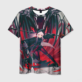 Мужская футболка 3D с принтом Arknights art в Петрозаводске, 100% полиэфир | прямой крой, круглый вырез горловины, длина до линии бедер | anime | arknights | art | game | girl | аниме | арт | девушка | игра