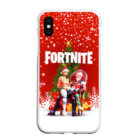 Чехол для iPhone XS Max матовый с принтом FORTNITE НОВОГОДНИЙ в Петрозаводске, Силикон | Область печати: задняя сторона чехла, без боковых панелей | 2020 | christmas | fortnite | fortnite 2 | fortnite x | marshmello | new year | ninja | santa | маршмелло | ниндзя | новогодний | новый год | санта | фортнайт | фортнайт 2 | фортнайт глава 2