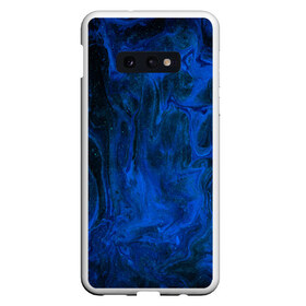 Чехол для Samsung S10E с принтом BLUE GLOSS в Петрозаводске, Силикон | Область печати: задняя сторона чехла, без боковых панелей | abstraction | blue | cosmos | gloss | kosmos | neon | trend | абстракция | акрил | акриловые | блеск | кислотный | космос | краски | синий