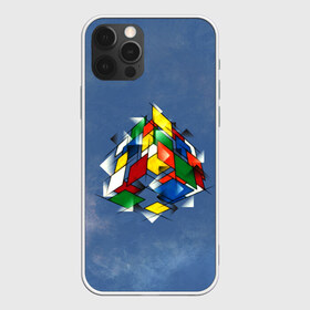 Чехол для iPhone 12 Pro Max с принтом Кубик Рубика в Петрозаводске, Силикон |  | Тематика изображения на принте: mathematica | кубик | магия. формулы | математика | наука | рубика | соберись | технарь