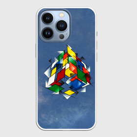 Чехол для iPhone 13 Pro с принтом Кубик Рубика в Петрозаводске,  |  | Тематика изображения на принте: mathematica | кубик | магия. формулы | математика | наука | рубика | соберись | технарь