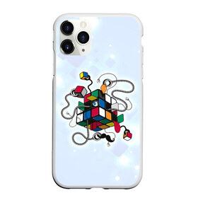 Чехол для iPhone 11 Pro Max матовый с принтом Кубик Рубика в Петрозаводске, Силикон |  | mathematica | кубик | магия. формулы | математика | наука | рубика | соберись | технарь