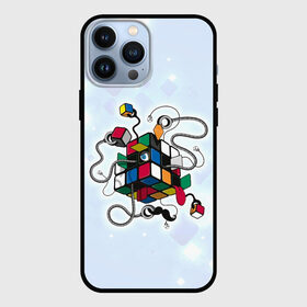 Чехол для iPhone 13 Pro Max с принтом Кубик Рубика в Петрозаводске,  |  | mathematica | кубик | магия. формулы | математика | наука | рубика | соберись | технарь