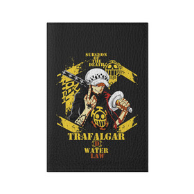 Обложка для паспорта матовая кожа с принтом One Piece Trafalgar Water в Петрозаводске, натуральная матовая кожа | размер 19,3 х 13,7 см; прозрачные пластиковые крепления | anime | kaido | luffy | manga | one piece | theory | zoro | большой куш | ван | луффи | манга | манки д | мульт | пираты | пис | рыжий | сёнэн | сериал | шанкс