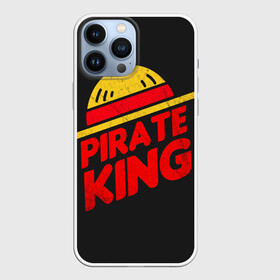 Чехол для iPhone 13 Pro Max с принтом One Piece Pirate King в Петрозаводске,  |  | Тематика изображения на принте: anime | kaido | luffy | manga | one piece | theory | zoro | большой куш | ван | луффи | манга | манки д | мульт | пираты | пис | рыжий | сёнэн | сериал | шанкс
