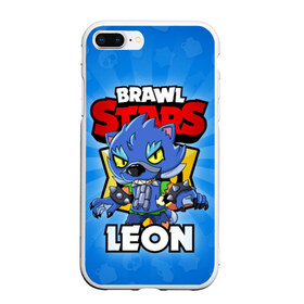 Чехол для iPhone 7Plus/8 Plus матовый с принтом BRAWL STARS WEREWOLF LEON в Петрозаводске, Силикон | Область печати: задняя сторона чехла, без боковых панелей | brawl stars | brawl stars werewolf leon | brawler | leon | werewolf | бравл старз | бравлер | волк | леон | оборотень | оборотень леон